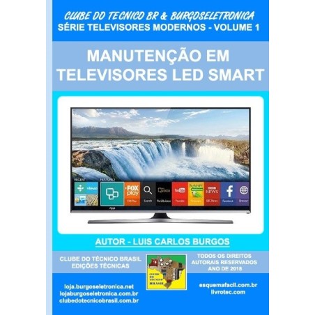 TVs LED Smart com navegação na internet e acesso a conteúdo online.