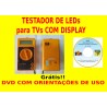 testador de leds para tv led com display