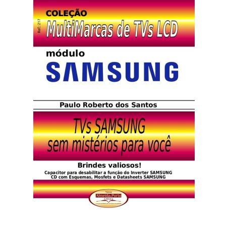 Livro com dicas de defeitos e consertos LCD Samsung