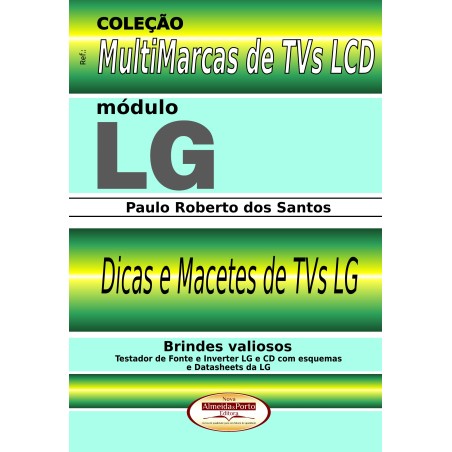 Livro com dicas de defeitos e consertos LCD Philips