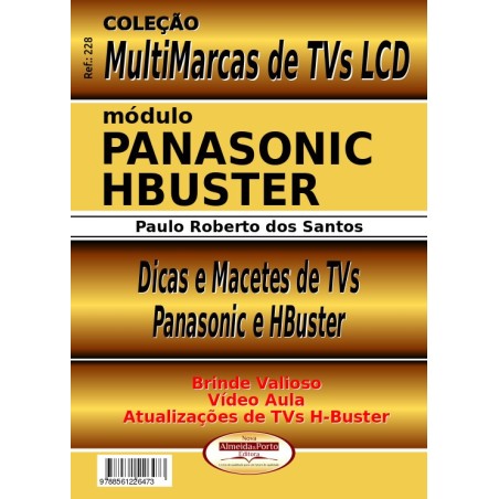 Livro com dicas de defeitos e consertos LCD Panasonic e H-Buster