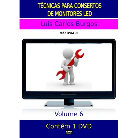 Funcionamento e técnicas consertos dos monitores LCD com backlight LED