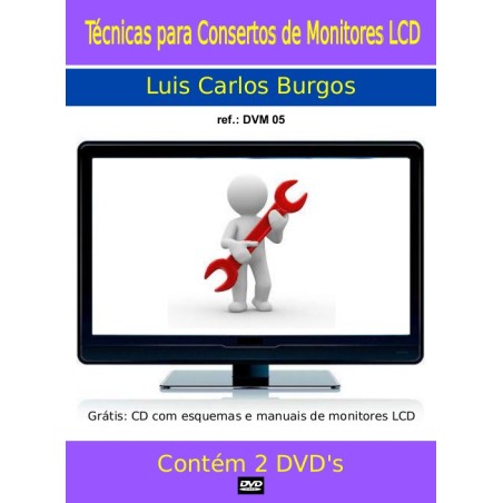  funcionamento e  técnicas de consertos  de cristal líquido (LCD). 