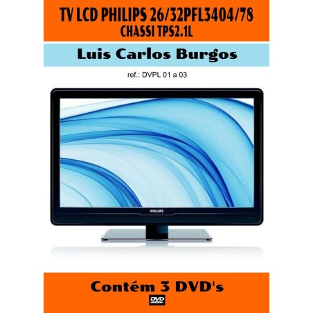  técnicas de conserto dos televisores LCD Philips chassi TPS2.1L 