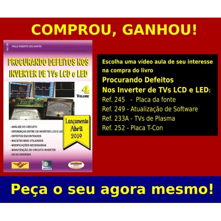 O circuito inverter nos televisores LCD e LED