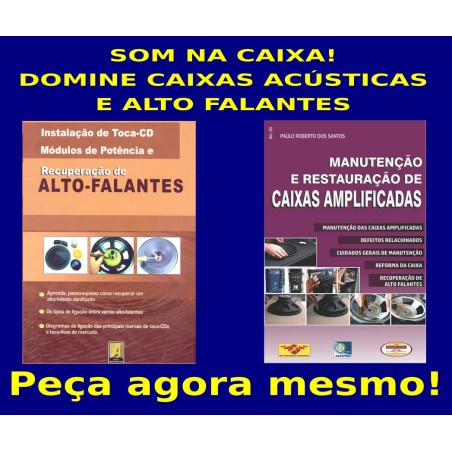 Aprenda, passo a passo recuperar alto-falante e reforma de caixa.
