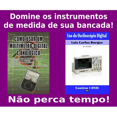 Como usar um Multímetro e Osciloscópio Digital 