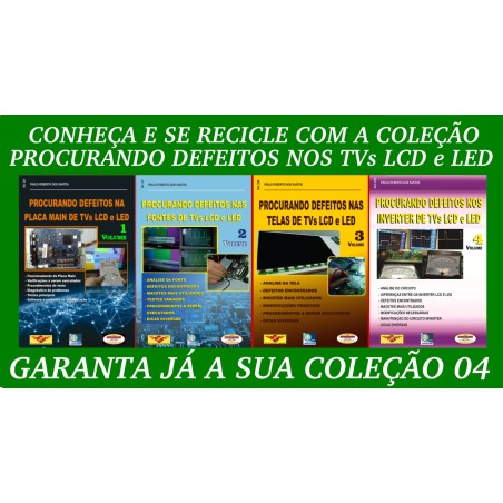   Informações com dicas de consertos de defeitos nos TV s LCD e LED  
