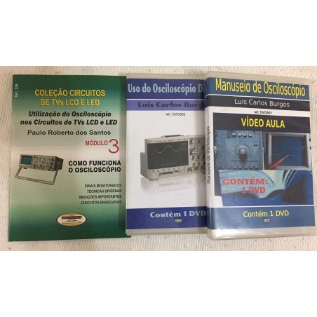 Como funciona, manuseio, ajustes de Osciloscópios Analógico e Digital
