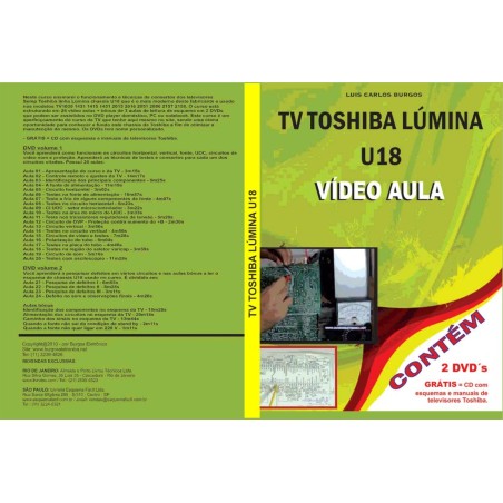 Técnicas de consertos dos TVs Semp Toshiba linha Lúmina chassis U18 