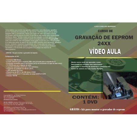 Técnicas de ensino para montar um gravador de  eeprom da série 24