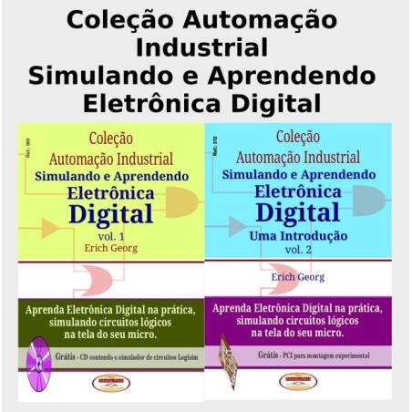 Coleção Automação Industrial - Simulando e Aprendendo Eletrônica Digital - Coleção Completa