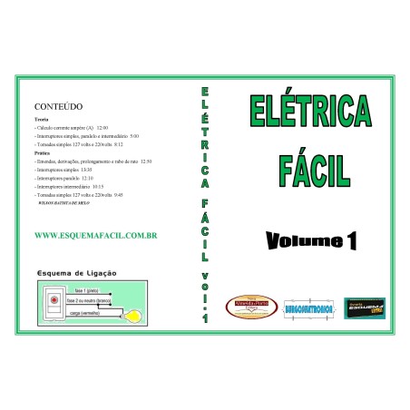 DVD aula Elétrica Fácil Vol.01