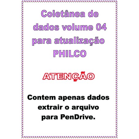 DVD  Coletânea de Dados Atualização PHILCO Vol.04