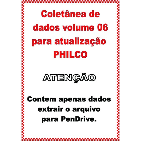 DVD  Coletânea de Dados Atualização PHILCO Vol. 06