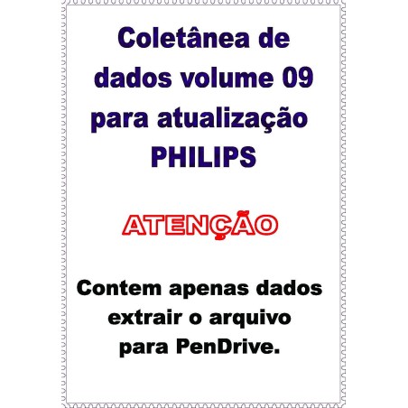 DVD  Coletânea de Dados Atualização PHILIPS Vol.09