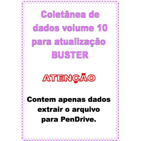 DVD  Coletânea de Dados Atualização BUSTER Vol.10