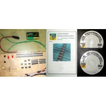    Curso com Kit Didático Eletrônica Básica na Prática