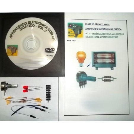 Cursos com Kit Didático Eletrônica Básica na Prática