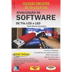 Livro e DVD aula Atualização de Software para TVs LCD e LED