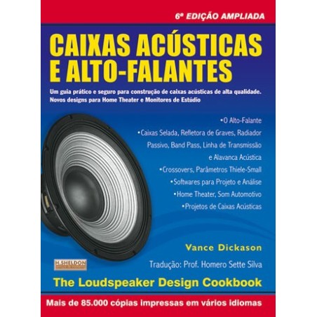 LIVRO CAIXAS ACÚSTICAS e ALTO-FALANTES